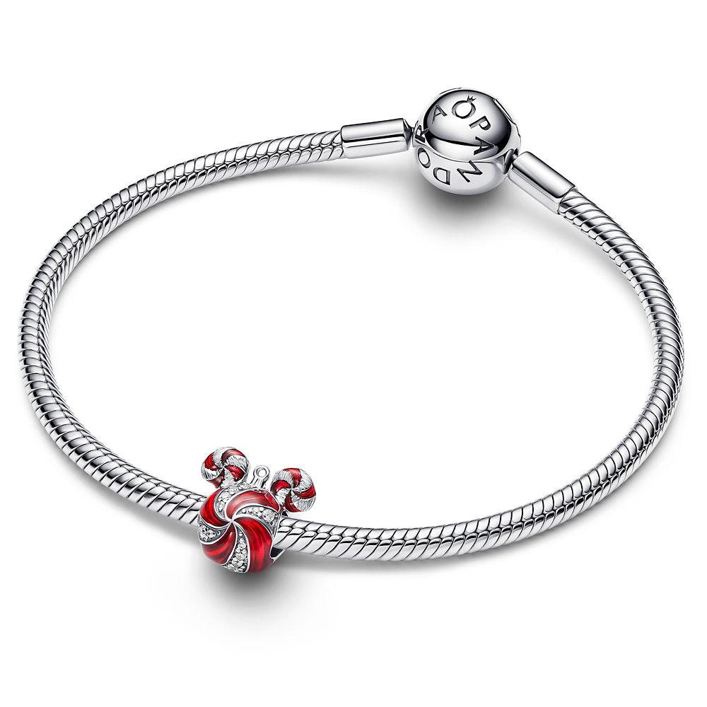 Mickey Mouse Icon Peppermint Swirl Charm by Pandora