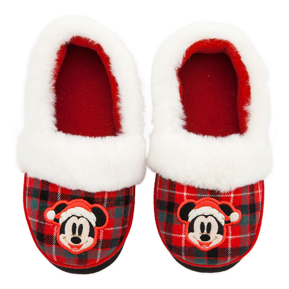 Mickey Mouse Holiday Slippers for Kids Official shopDisney