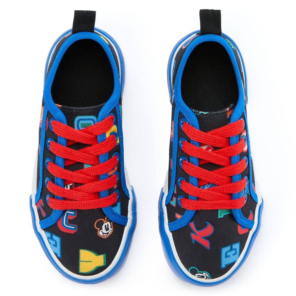 Mickey Mouse Letters Sneakers for Kids