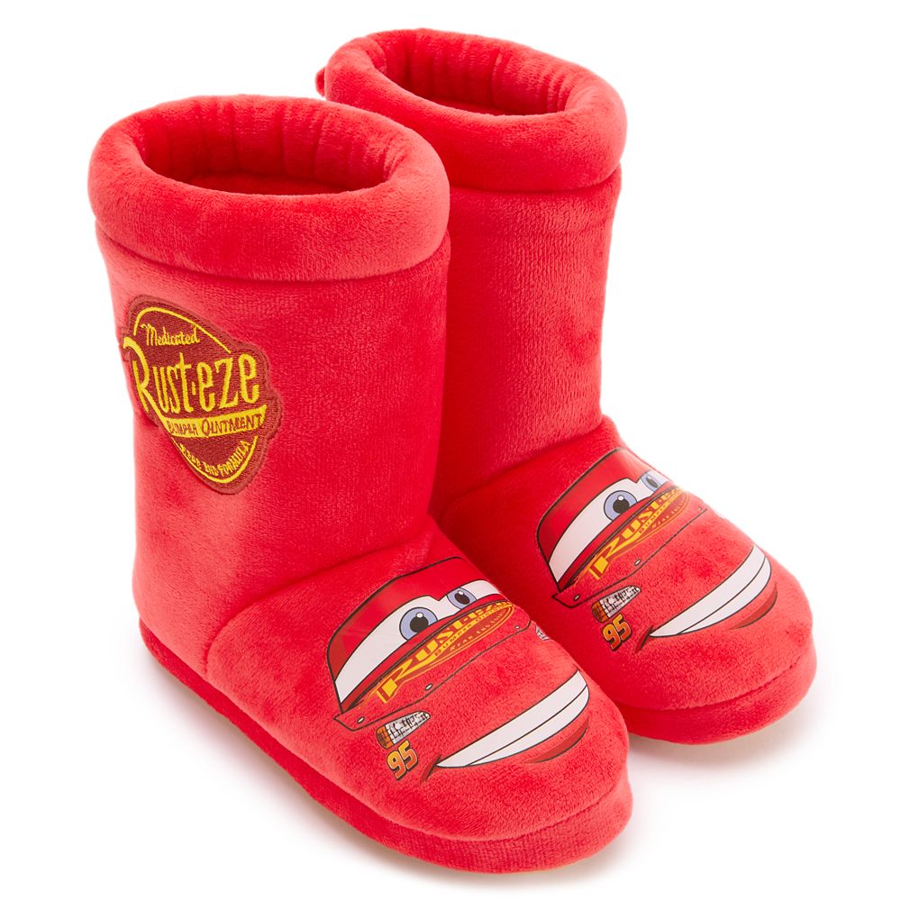 Lightning McQueen Plush Slippers for Kids Cars Official shopDisney