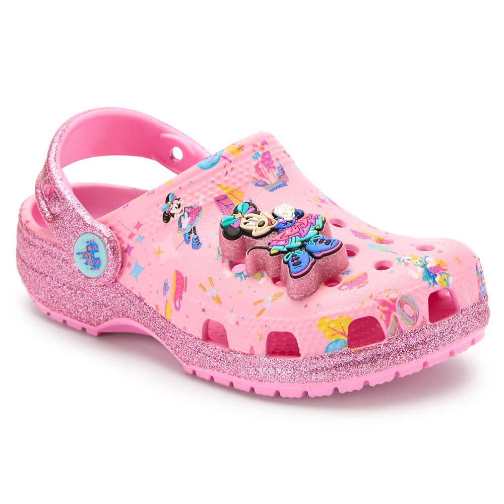 Minnie Mouse Clogs for Kids by Crocs - Disneyland 70th Anniversary