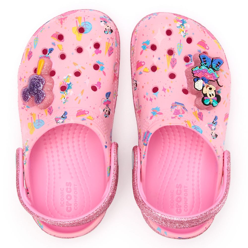 Minnie Mouse Clogs for Kids by Crocs - Disneyland 70th Anniversary