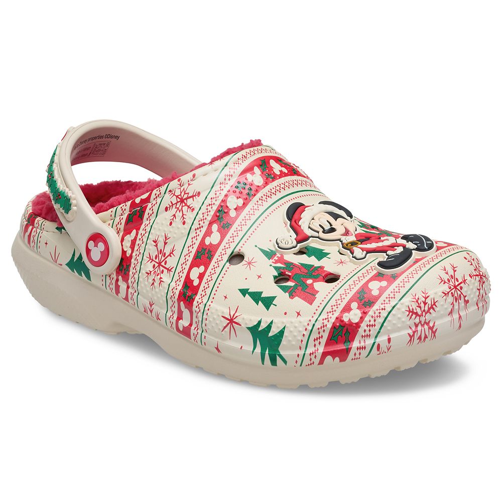 Santa Mickey Mouse Holiday Youth Clogs for Kids by Crocs