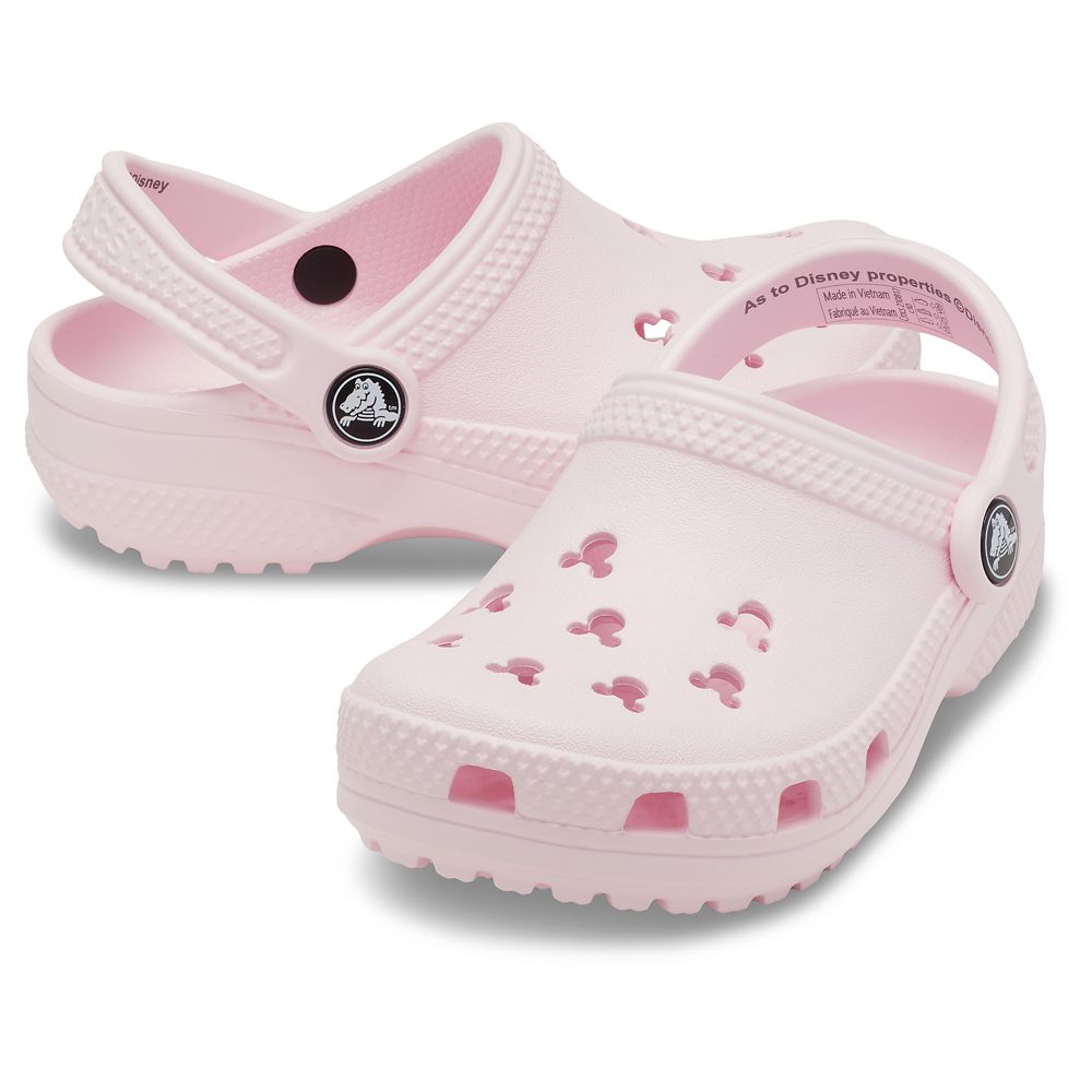 Mickey Mouse Icon Clogs for Kids by Crocs &ndash; Pink