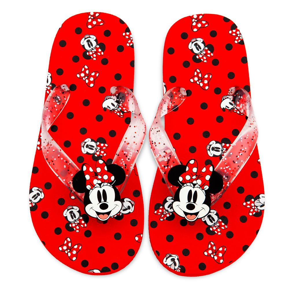 Minnie Mouse Flip Flops for Kids Official shopDisney