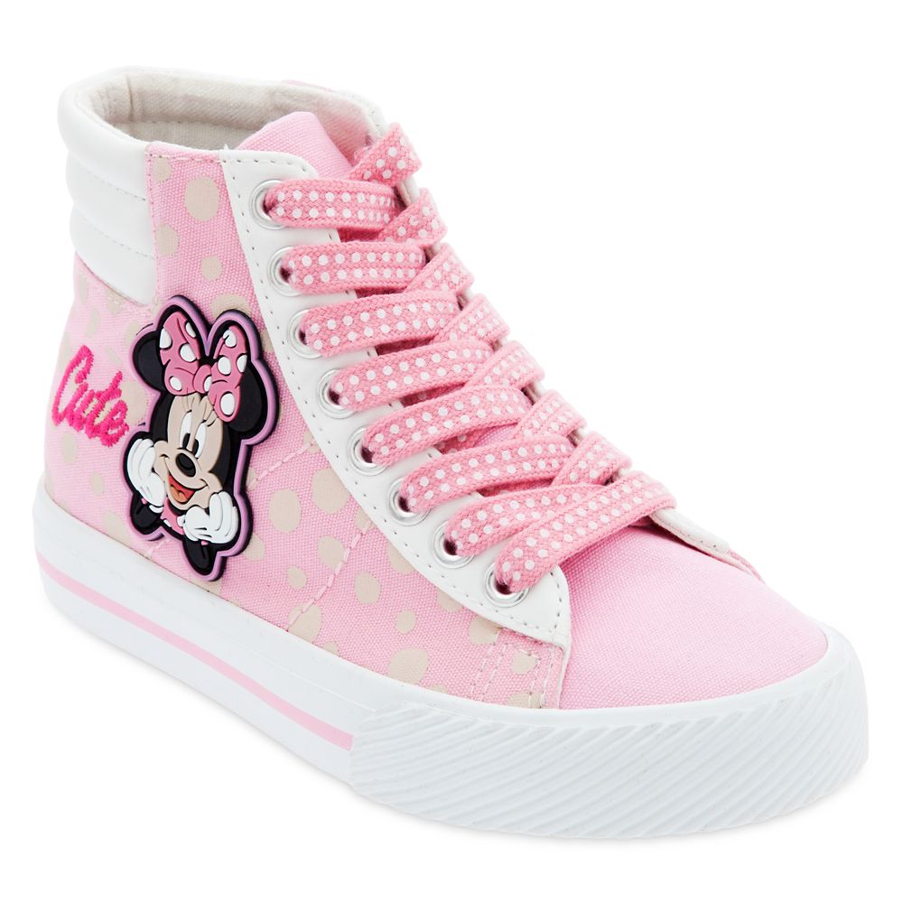 Minnie Mouse Canvas High-Top Sneakers for Kids Official shopDisney