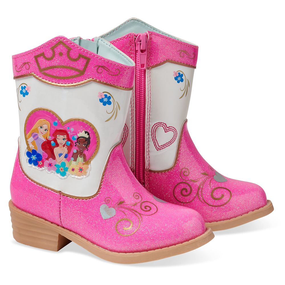 Disney Princess Light-Up Cowboy Boots for Kids