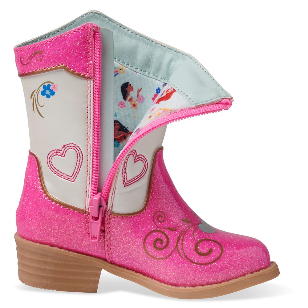 Disney Princess Light-Up Cowboy Boots for Kids