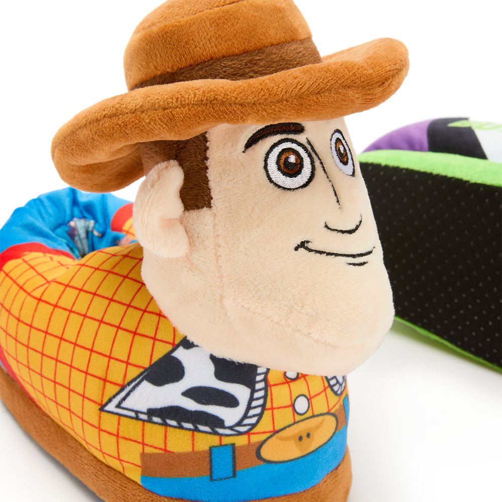 Buzz Lightyear and Woody Plush Slippers for Kids &ndash; Toy Story