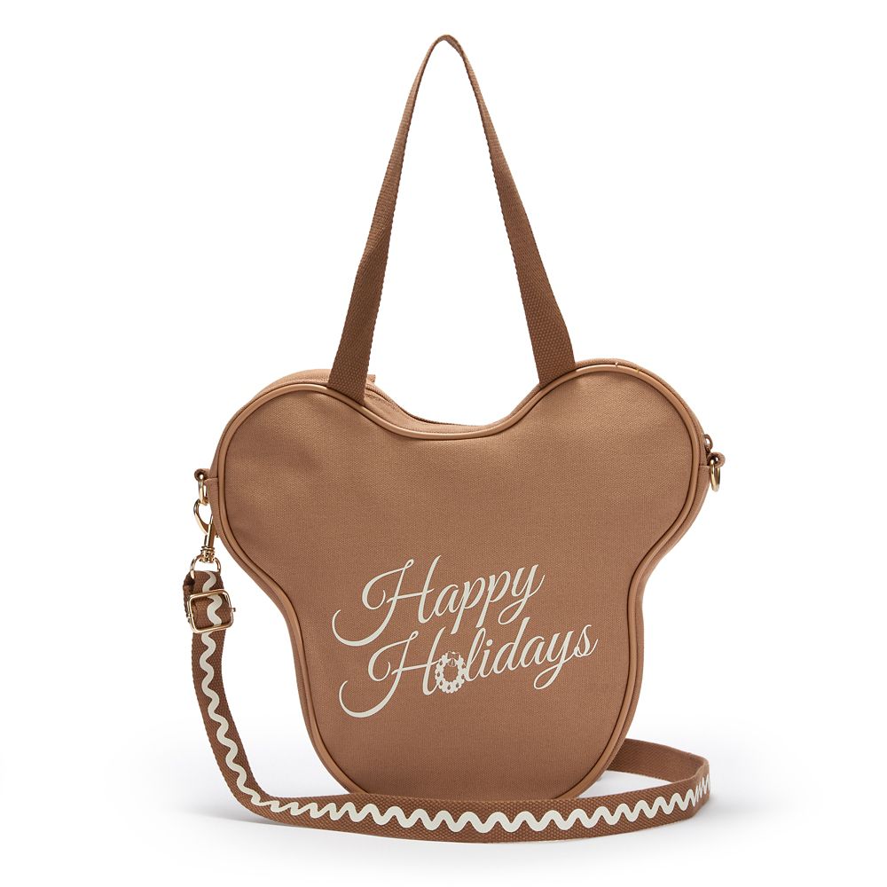 Mickey Mouse Gingerbread Mini Big Face Canvas Tote
