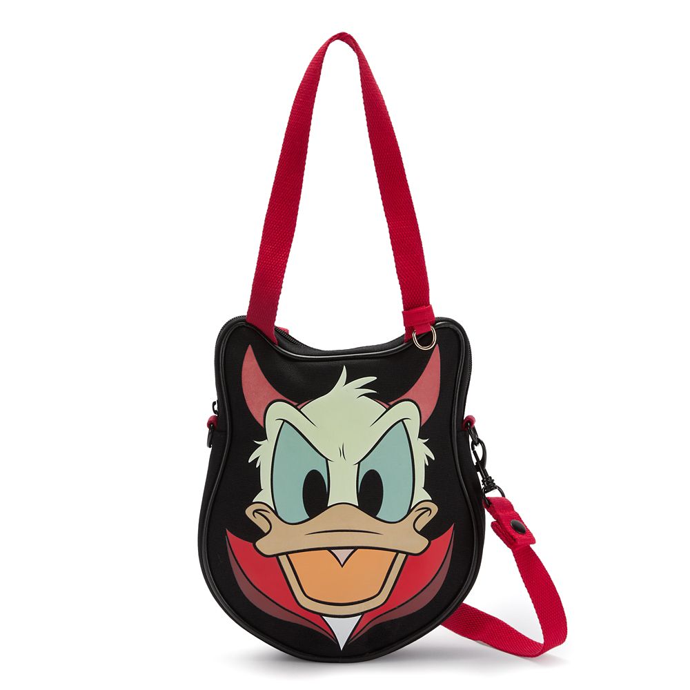 Donald Duck Halloween Glow-in-the-Dark Mini Big Face Canvas Tote