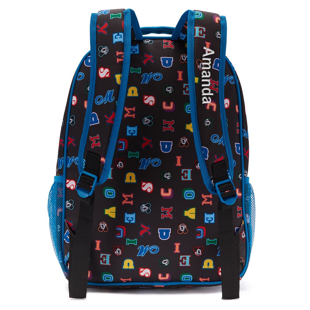 Mickey Mouse Letters Backpack &ndash; Personalized
