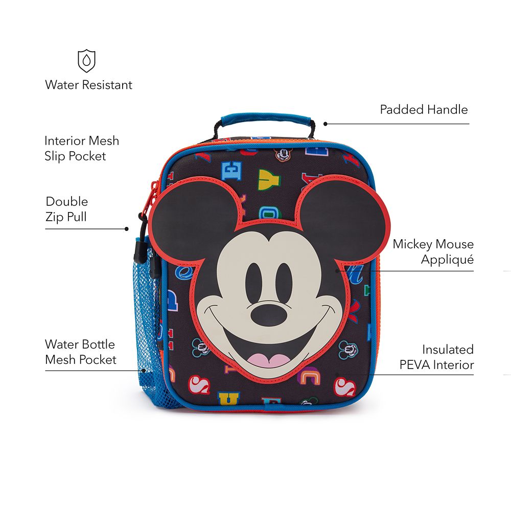 Mickey Mouse Letters Lunch Box
