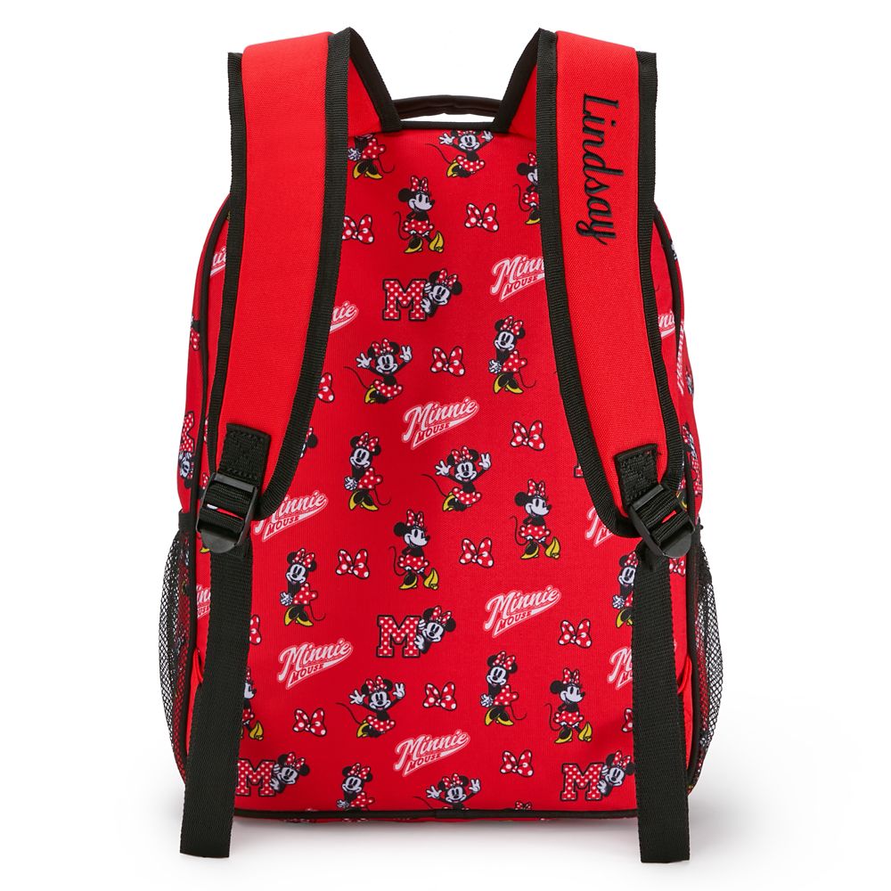 Minnie Mouse Collegiate Backpack &ndash; Personalized