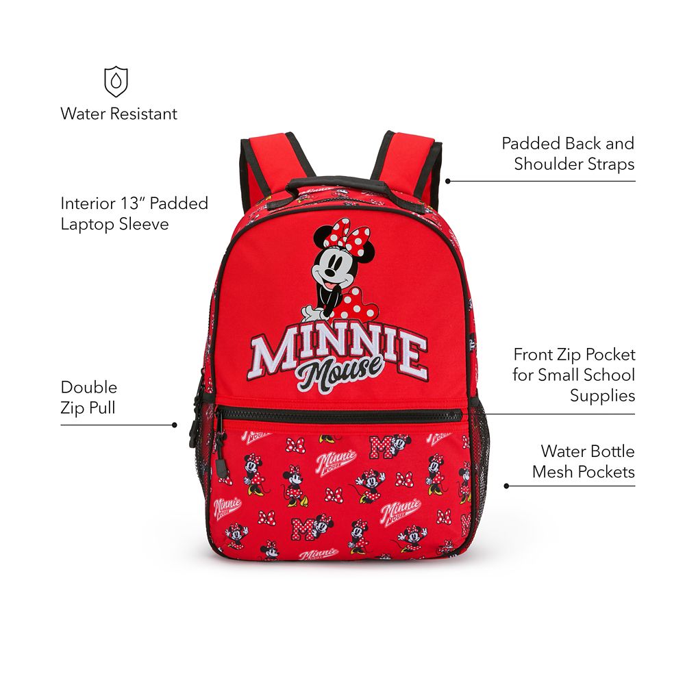 Minnie Mouse Collegiate Backpack