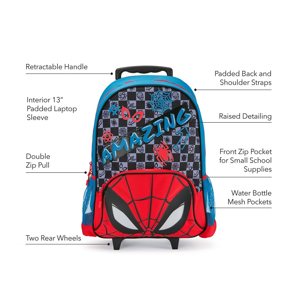 Spider-Man Rolling Backpack