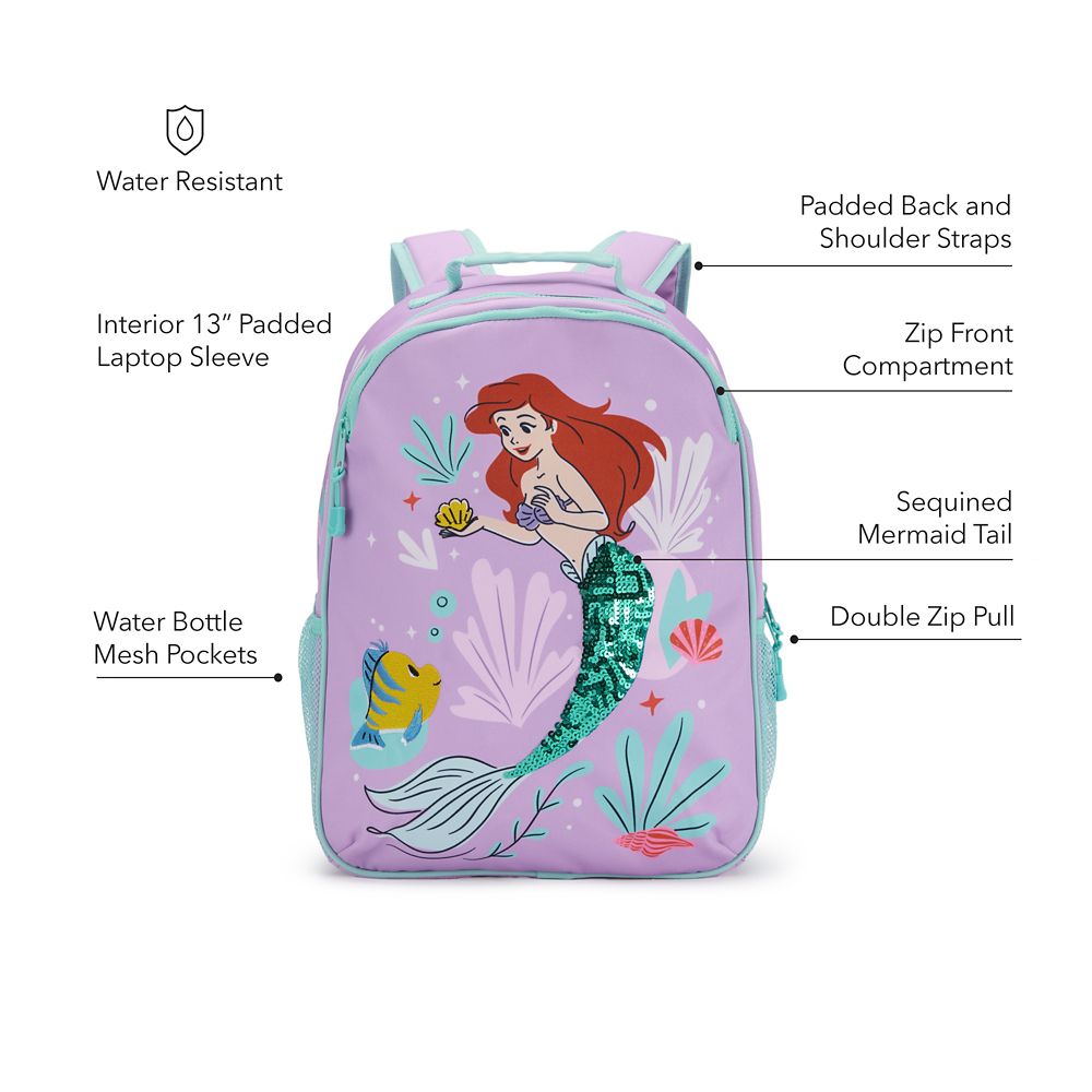 Ariel Backpack - The Little Mermaid - Personalized