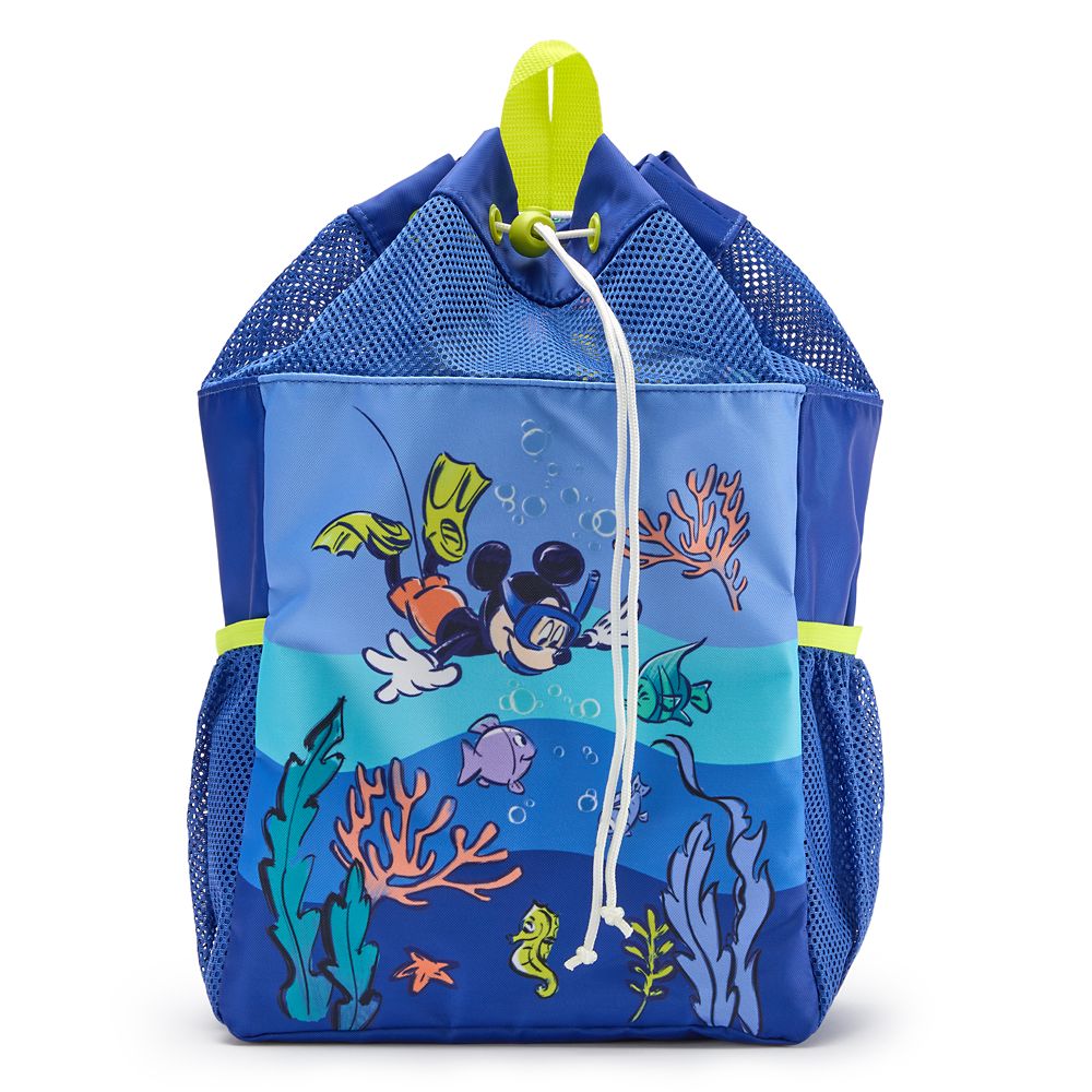 Mickey Mouse Drawstring Swim Backpack