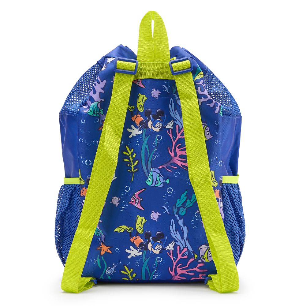 Mickey Mouse Drawstring Swim Backpack