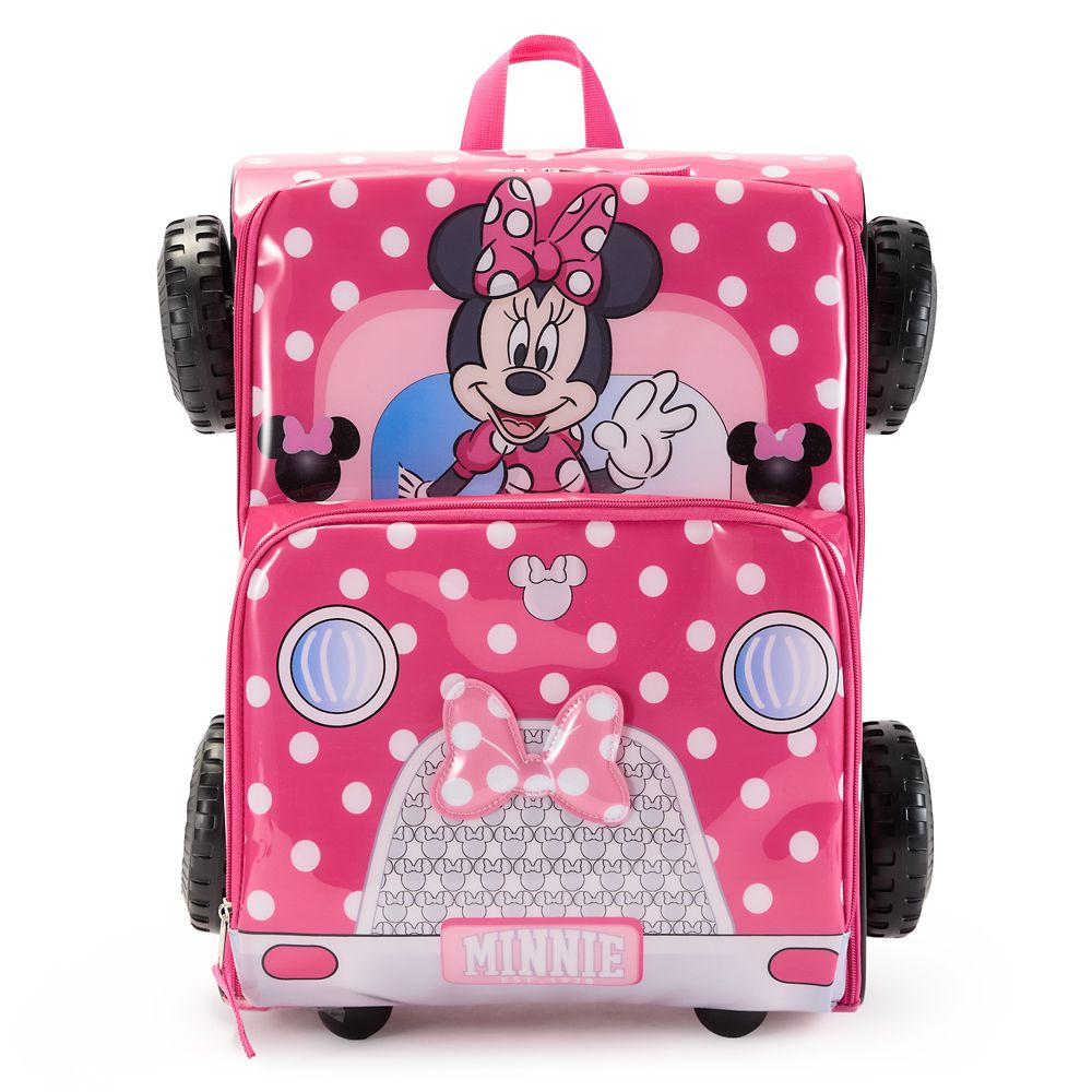 Minnie Mouse Rolling Luggage for Kids &ndash; Pink