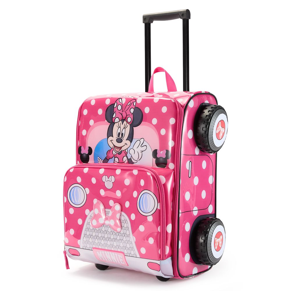 Minnie Mouse Rolling Luggage for Kids &ndash; Pink