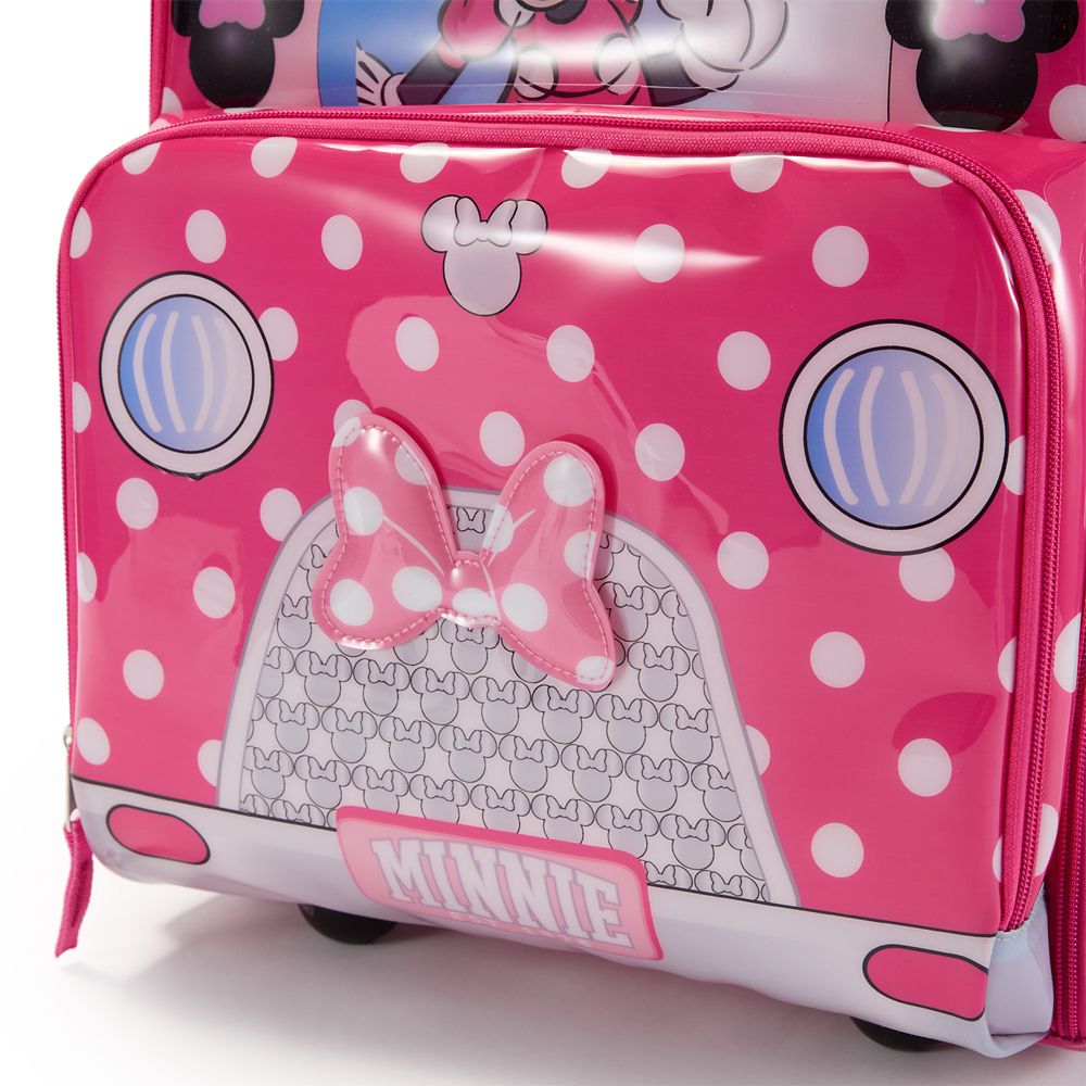 Minnie Mouse Rolling Luggage for Kids &ndash; Pink