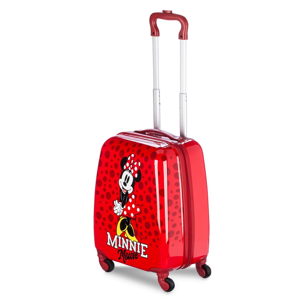 Minnie Mouse Rolling Luggage for Kids  Red Official shopDisney