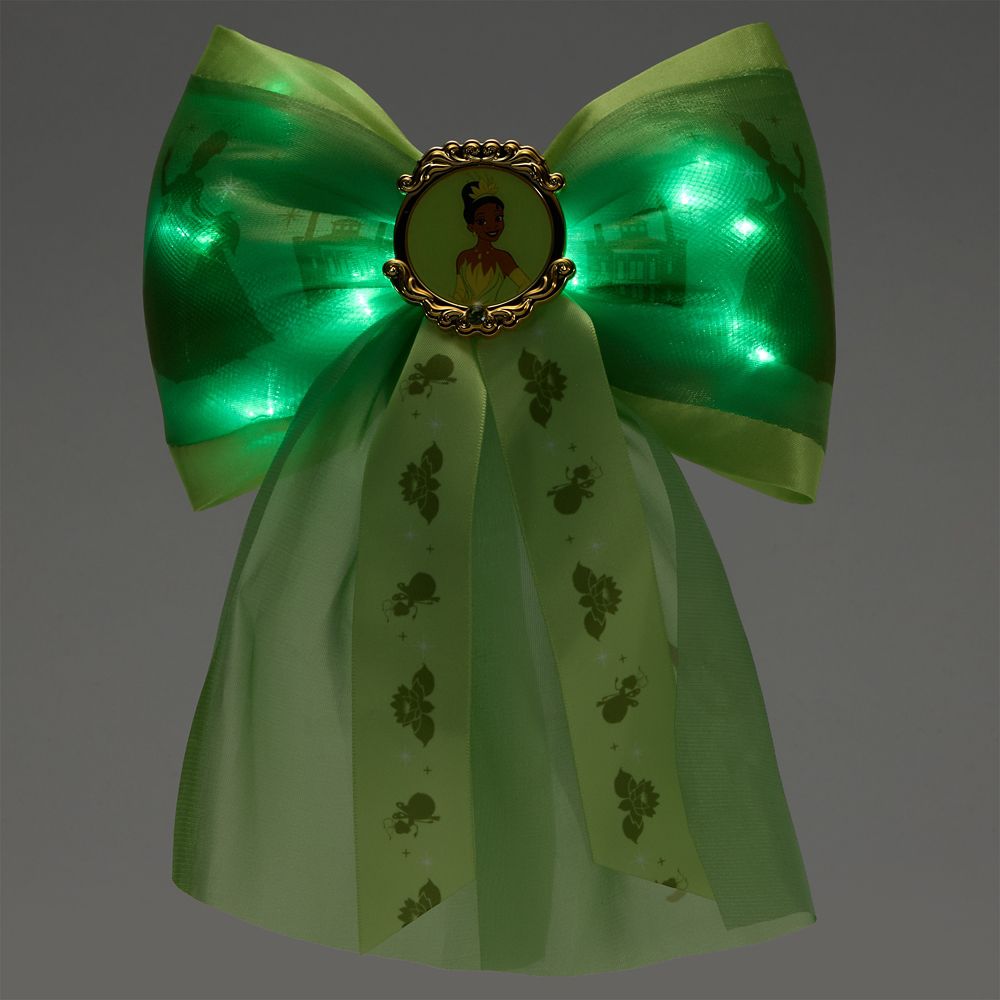 Tiana Light-Up Hair Bow Barrette &ndash; The Princess and the Frog