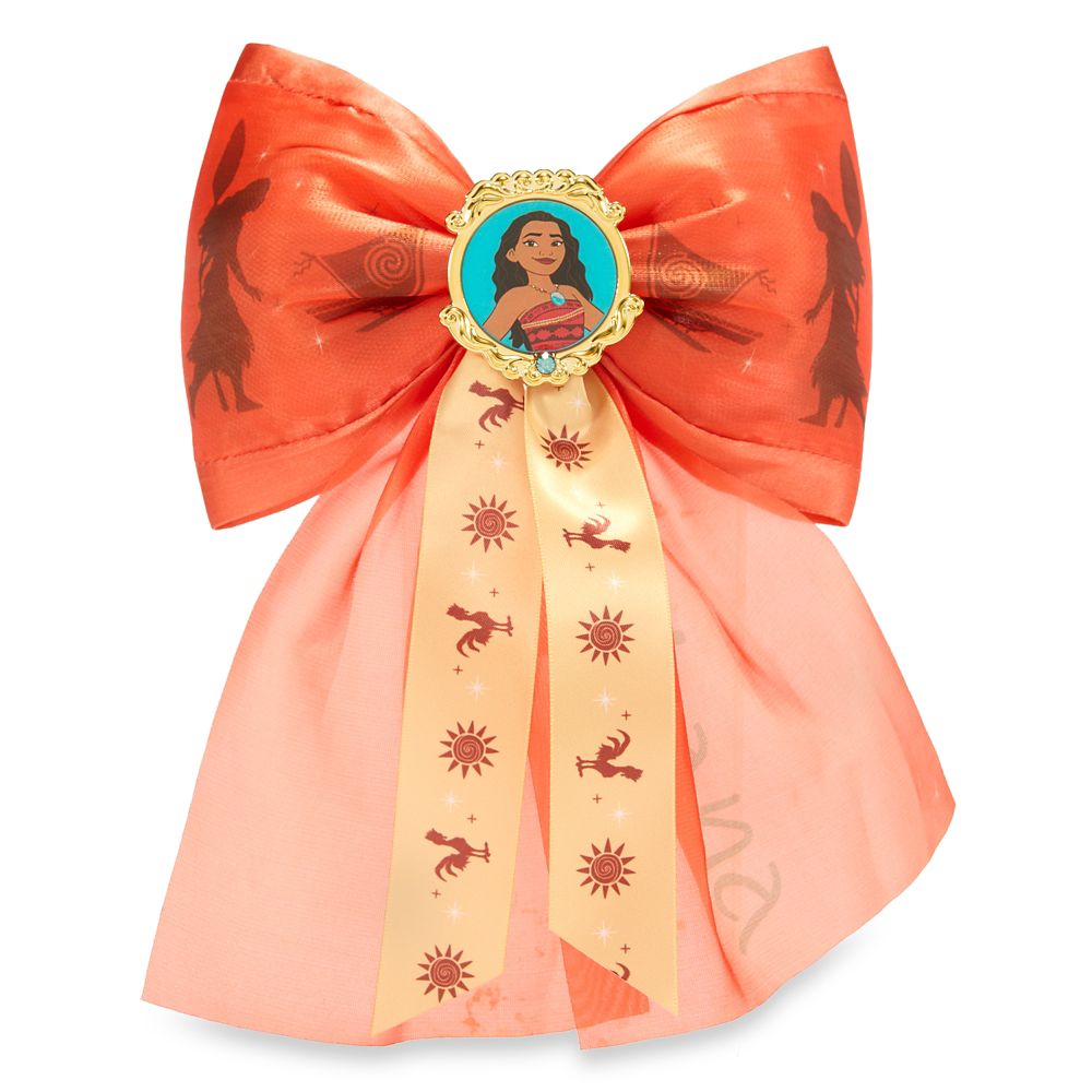 Moana Light-Up Hair Bow Barrette