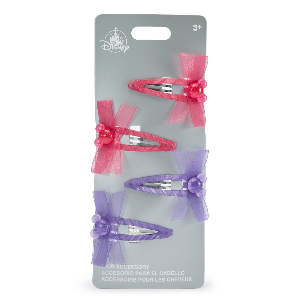 Mickey Mouse Icon Bow Hair Clip Set