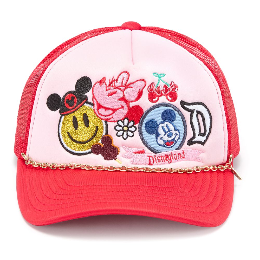 Mickey and Minnie Mouse Trucker Hat for Adults &ndash; Disneyland