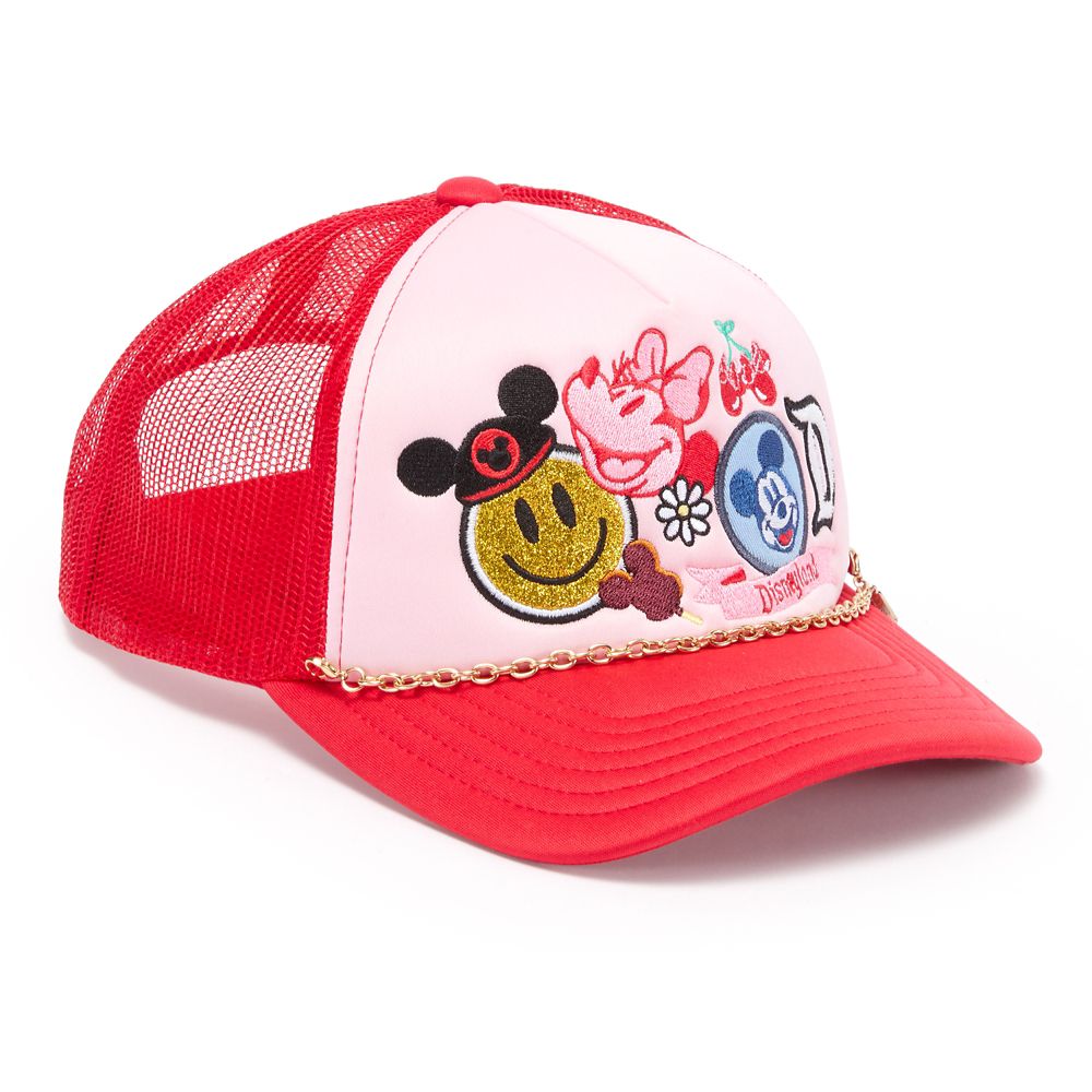 Mickey and Minnie Mouse Trucker Hat for Adults &ndash; Disneyland