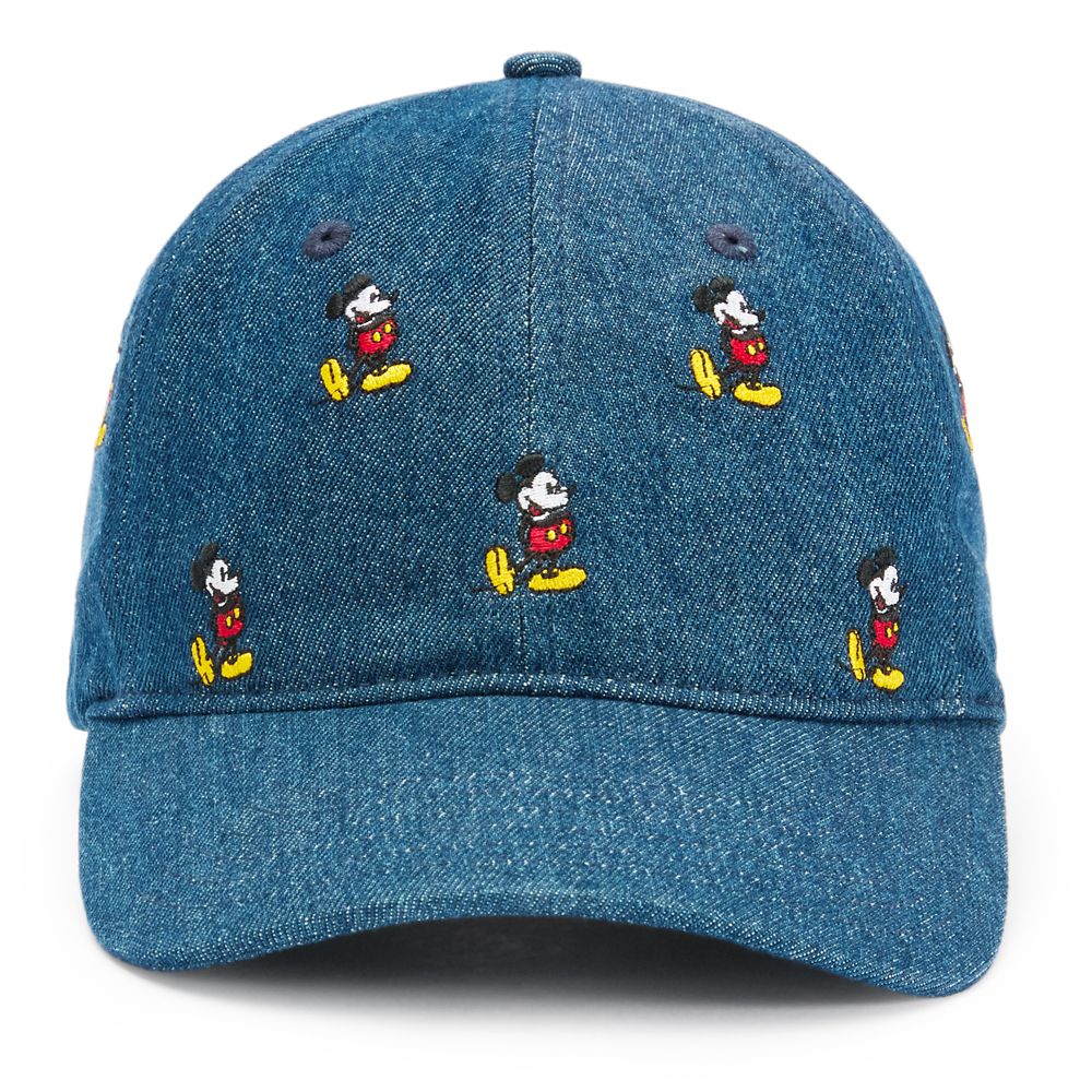 Mickey Mouse Denim Baseball Cap for Adults &ndash; Disney Parks