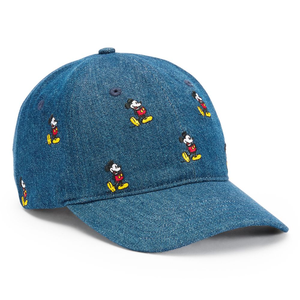 Mickey Mouse Denim Baseball Cap for Adults &ndash; Disney Parks