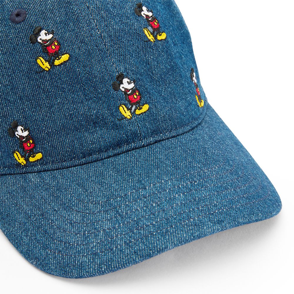 Mickey Mouse Denim Baseball Cap for Adults &ndash; Disney Parks