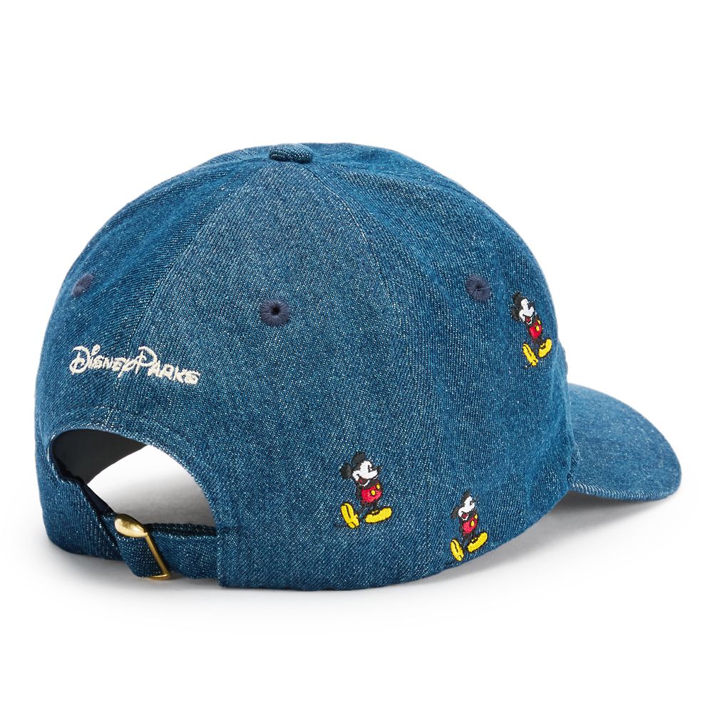 Mickey Mouse Denim Baseball Cap for Adults &ndash; Disney Parks