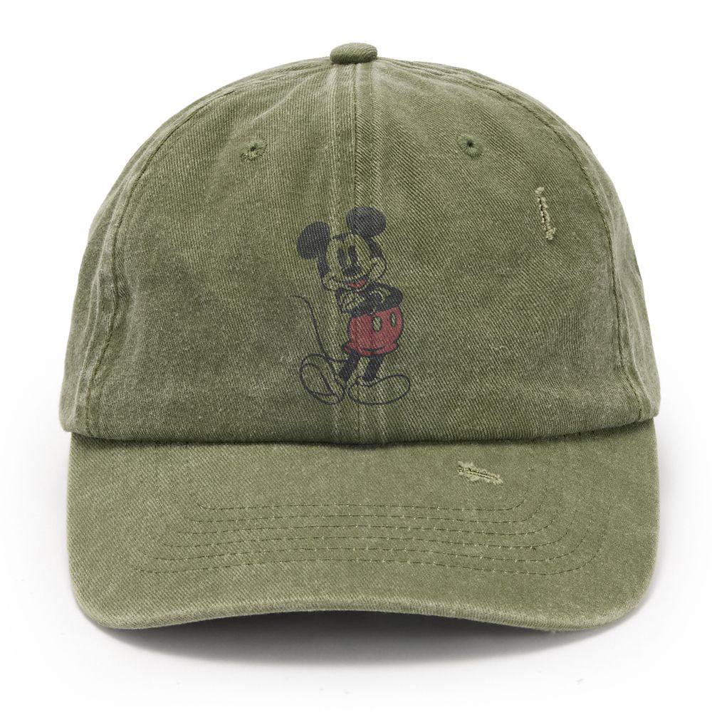 Mickey Mouse Distressed Baseball Cap for Adults