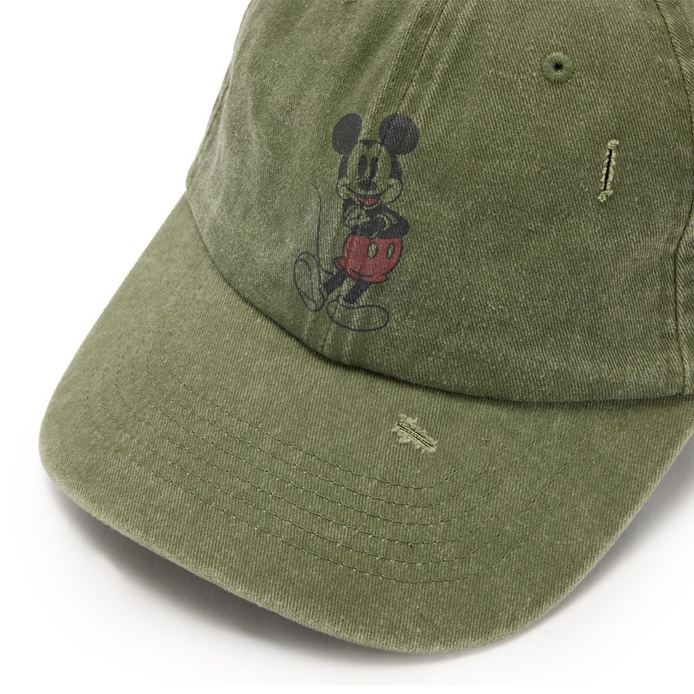 Mickey Mouse Distressed Baseball Cap for Adults