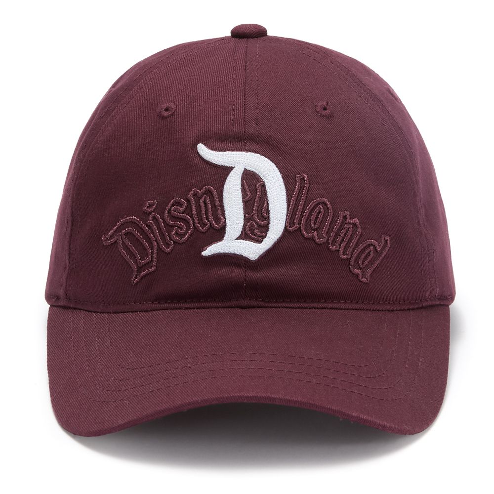 Disneyland Logo Baseball Cap for Adults &ndash; Maroon
