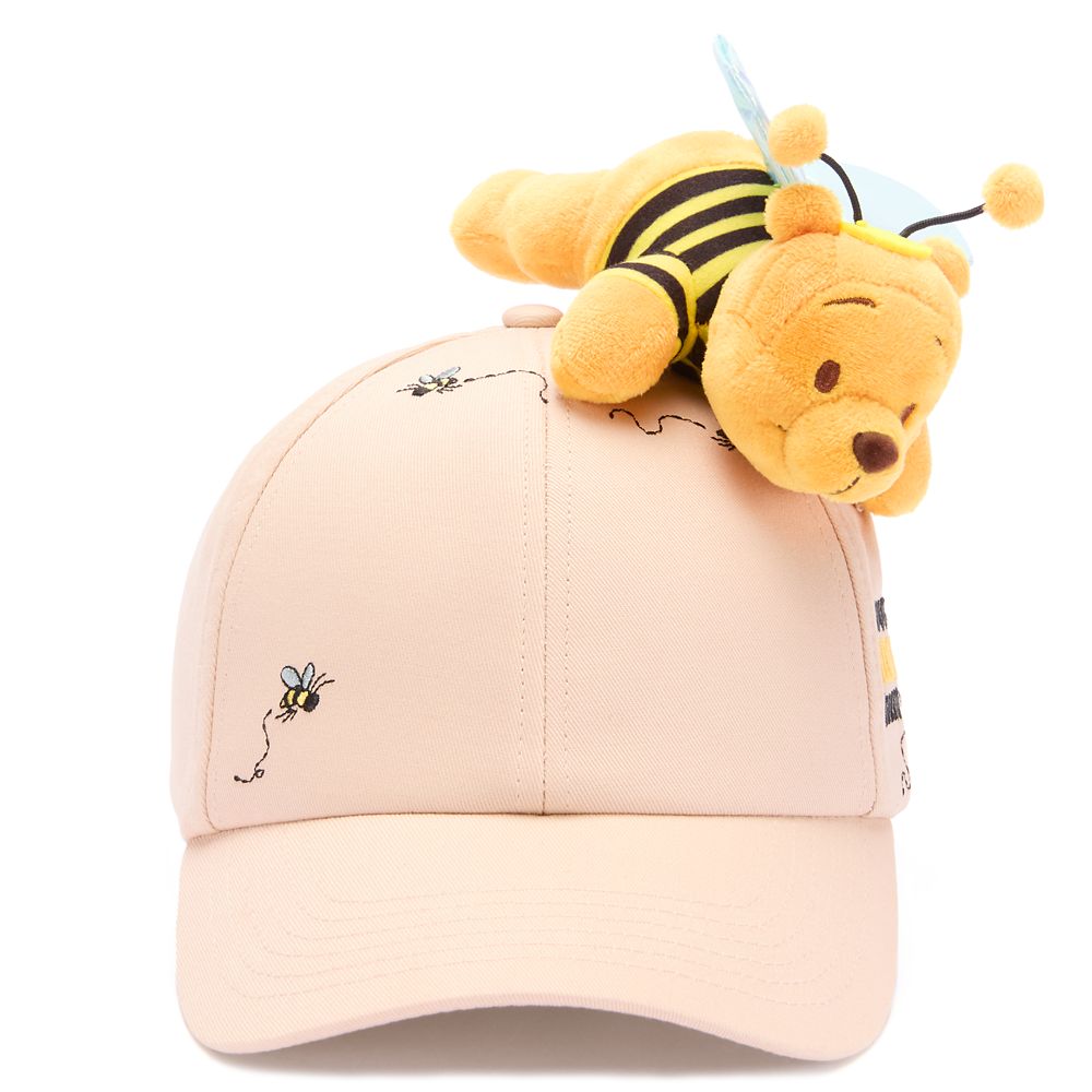 Winnie the Pooh Halloween Baseball Cap with Plush for Adults