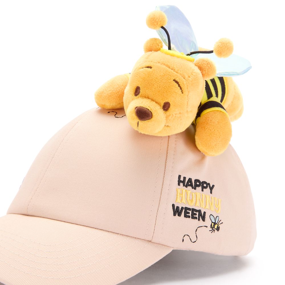 Winnie the Pooh Halloween Baseball Cap with Plush for Adults