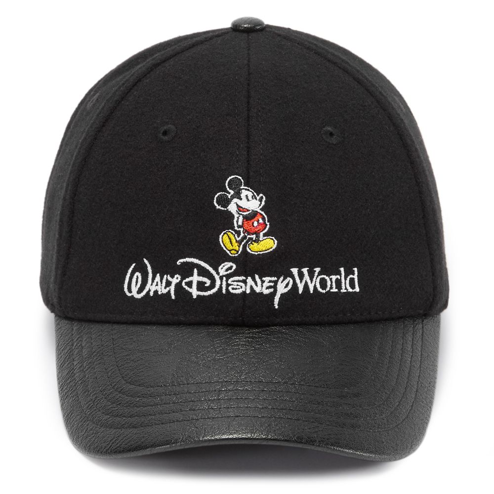 Mickey Mouse Faux Leather Baseball Cap for Adults &ndash; Walt Disney World