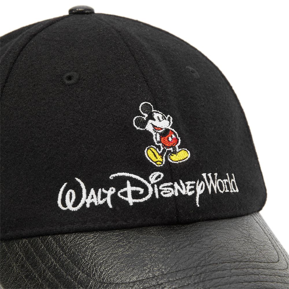 Mickey Mouse Faux Leather Baseball Cap for Adults &ndash; Walt Disney World