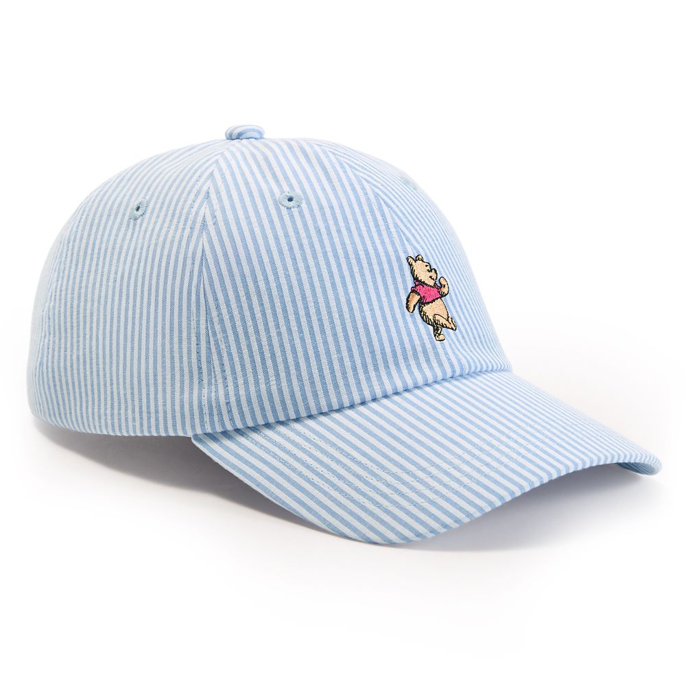 Winnie the Pooh Seersucker Baseball Cap for Adults