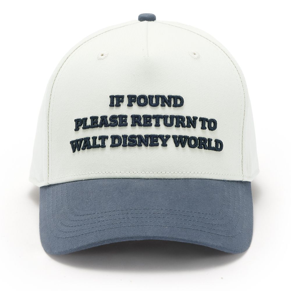 Walt Disney World ''If Found Please Return to Walt Disney World'' Baseball Cap for Adults