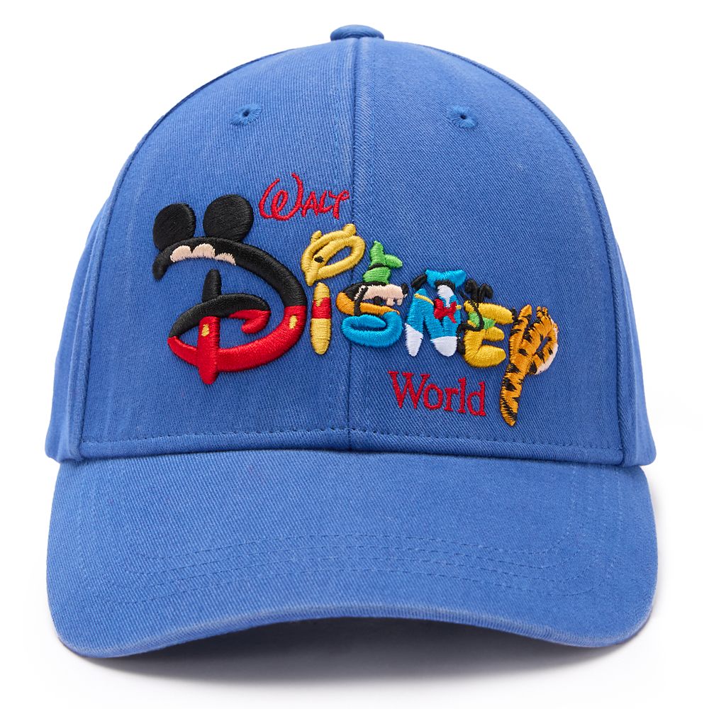 Walt Disney World Character Logo Baseball Cap for Adults