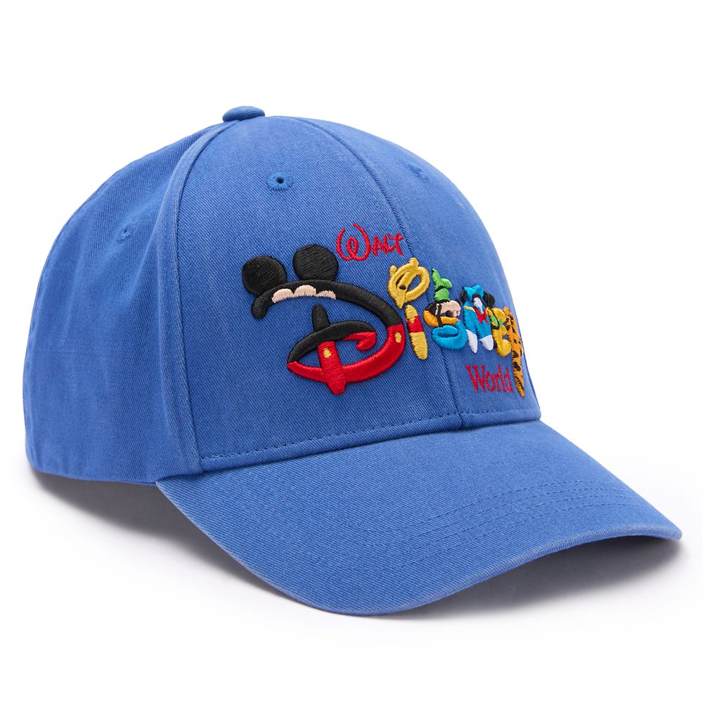 Walt Disney World Character Logo Baseball Cap for Adults