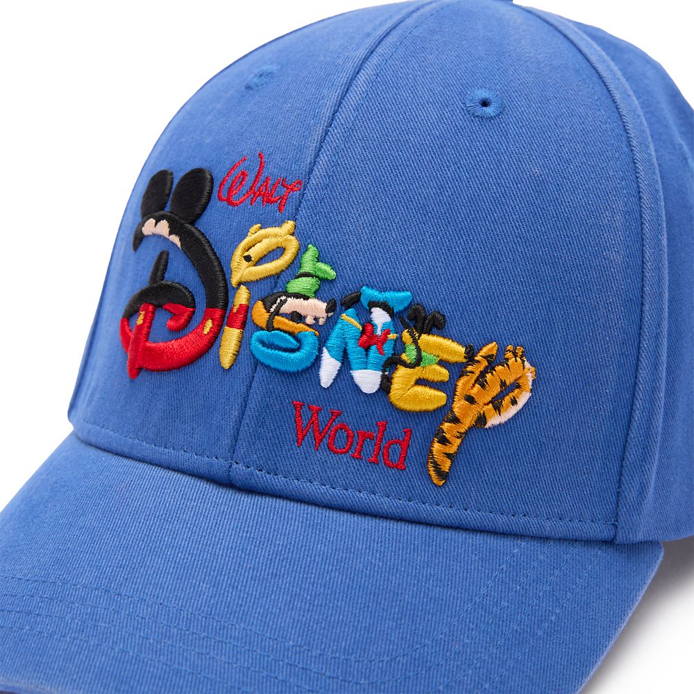 Walt Disney World Character Logo Baseball Cap for Adults