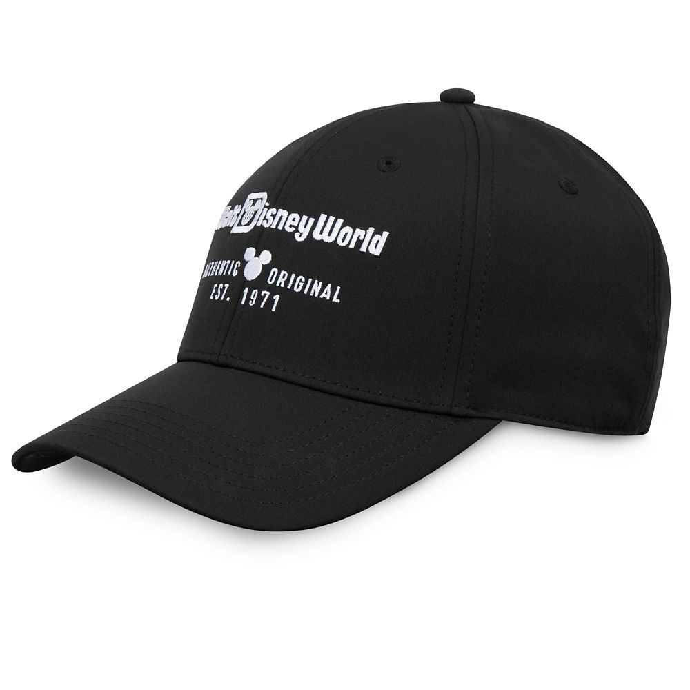 Walt Disney World Logo Baseball Cap for Adults &ndash; Black