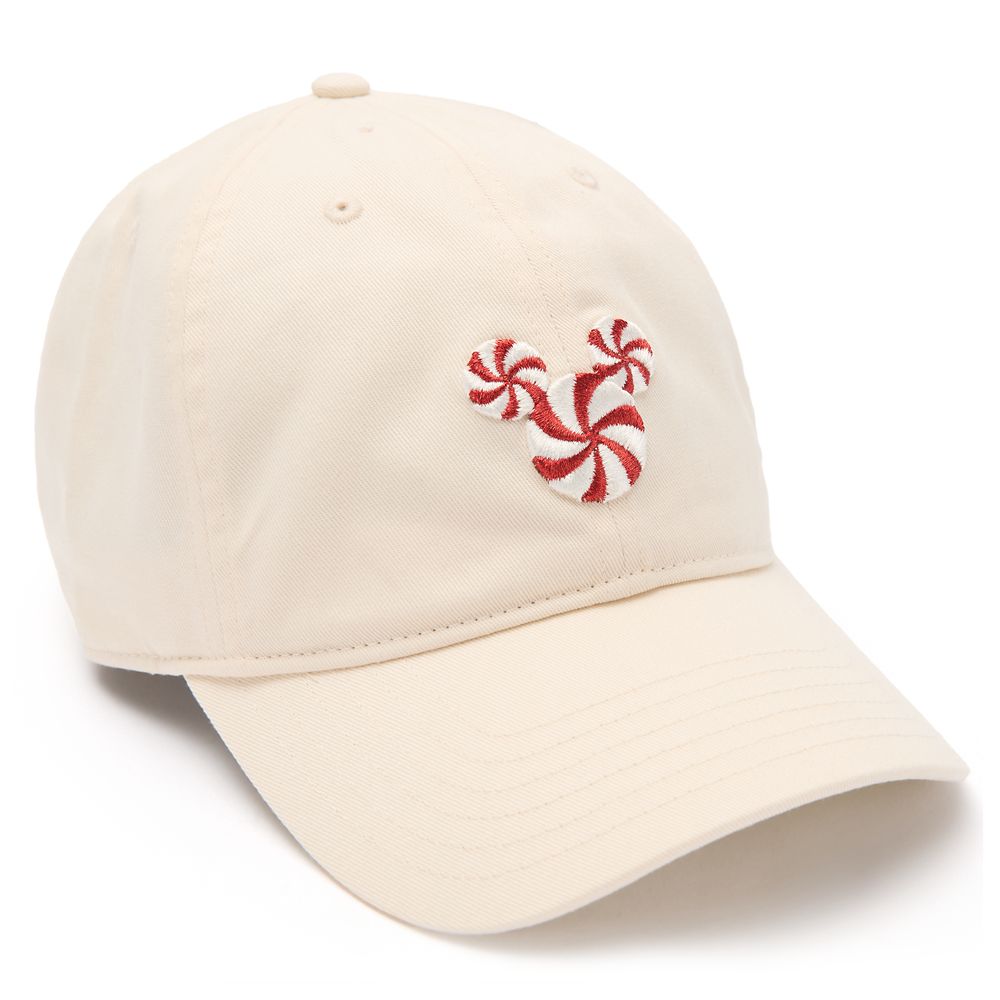 Mickey Mouse Icon Peppermint Swirl Baseball Cap for Adults